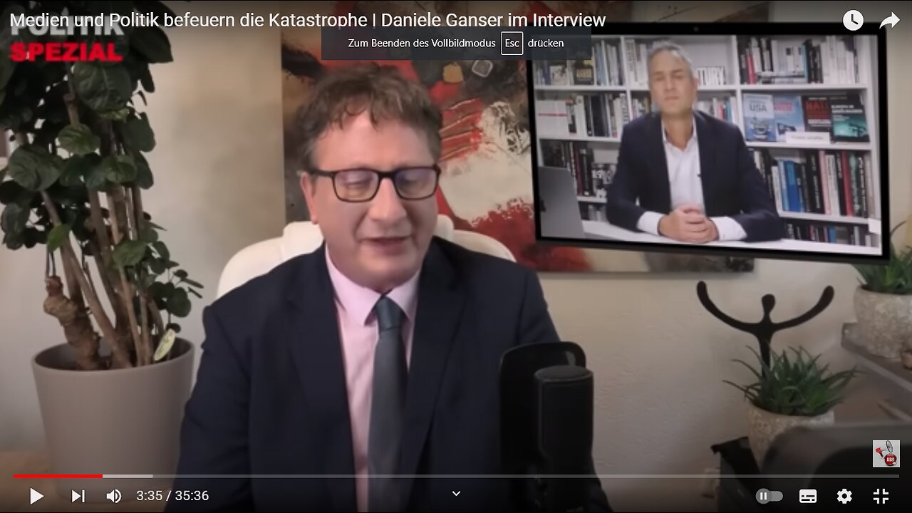 Medien und Politik befeuern die Katastrophe | Daniele Ganser im Interview