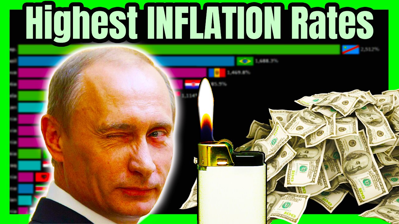 Highest INFLATION Rates by Country | Hyperinflation | 1960 - Present 🎈📊