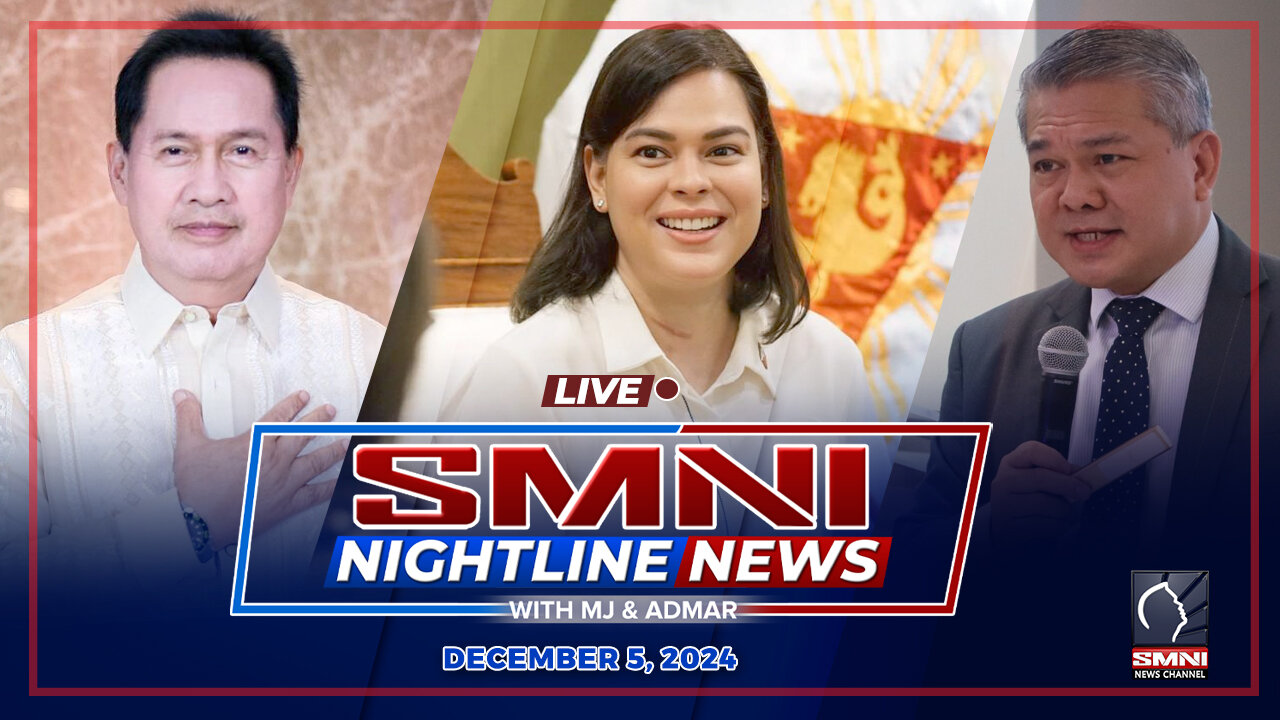 LIVE: SMNI Nightline News with MJ Mondejar & Admar Vilando | December 5, 2024 - Huwebes