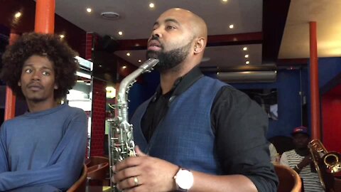 SOUTH AFRICA - Cape Town - Don Vino Prins in rehearsals at the Blue Whistle in Claremont (vE4)