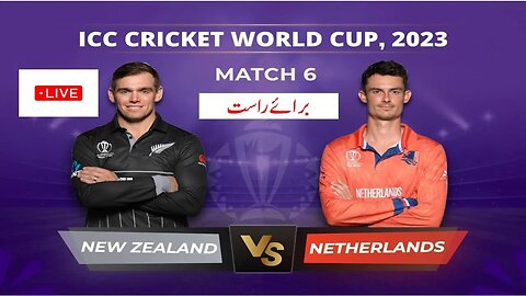 NZ VS NED Live Match | Live Streaming Match