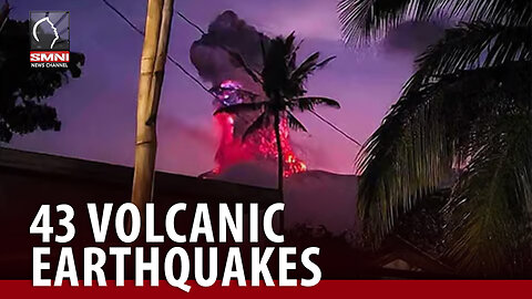 Phivolcs, nakapagtala ng 43 volcanic earthquakes sa bulkang Kanlaon