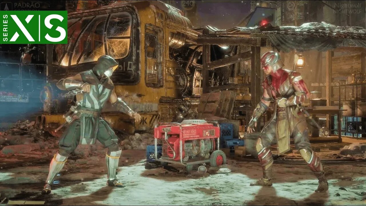 Scorpion vs Nightwolf (Harder AI) - Mortal Kombat 11 Classic Tower