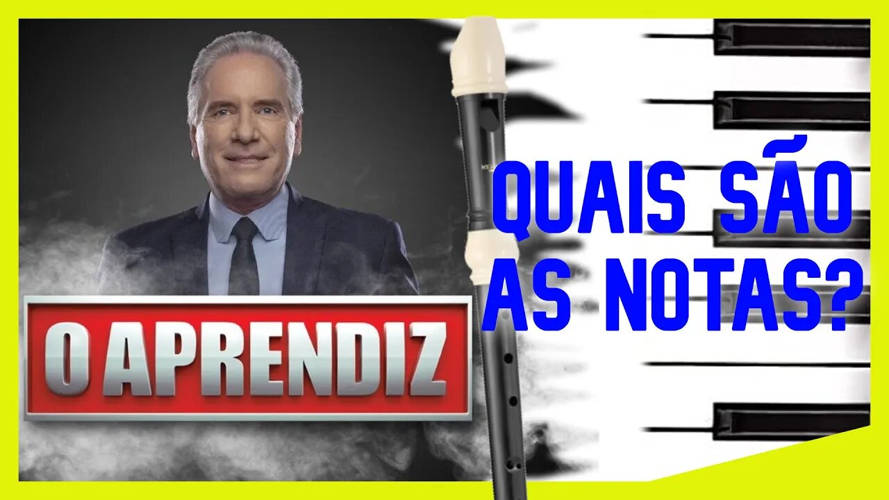 O APRENDIZ - Quais são as notas?