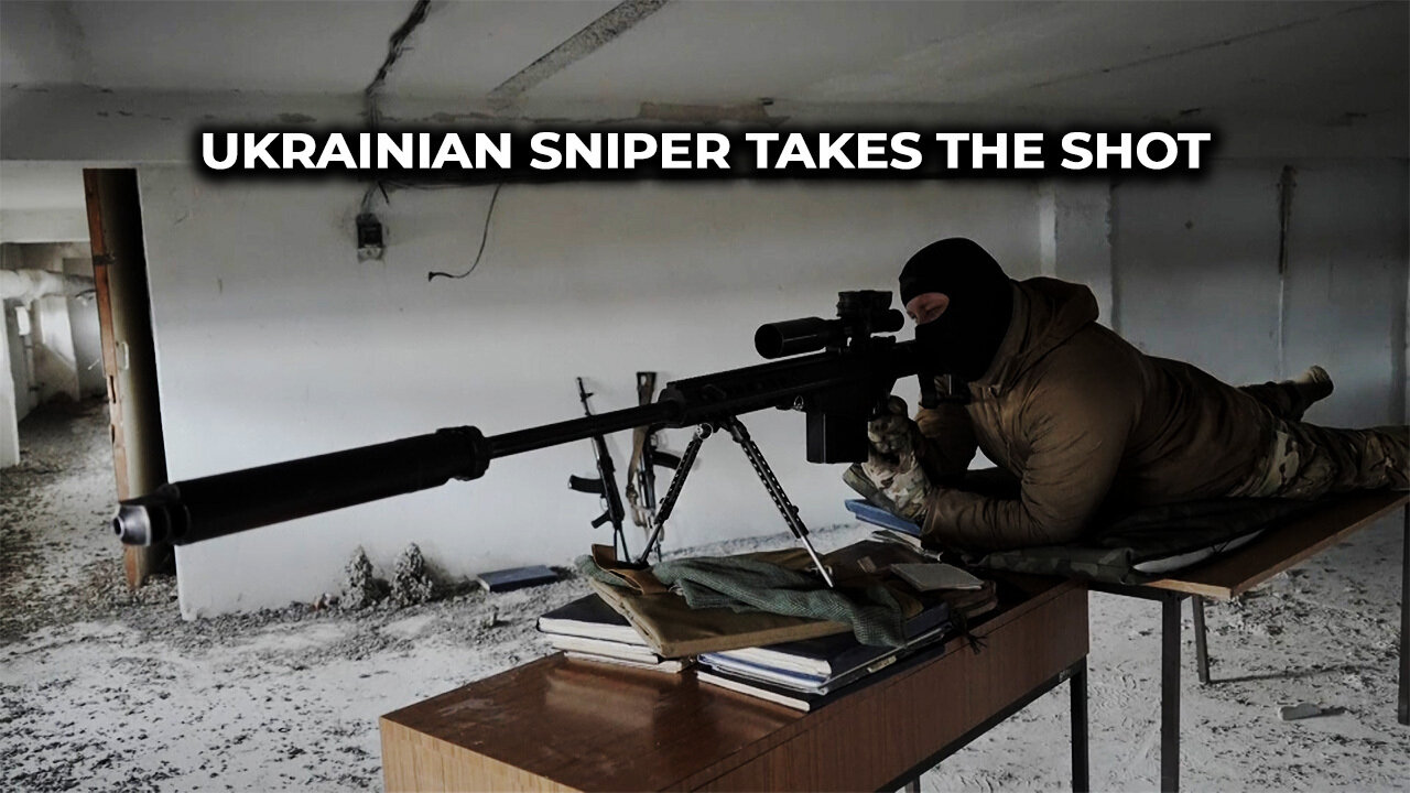 Ukrainian Sniper Takes The Shot