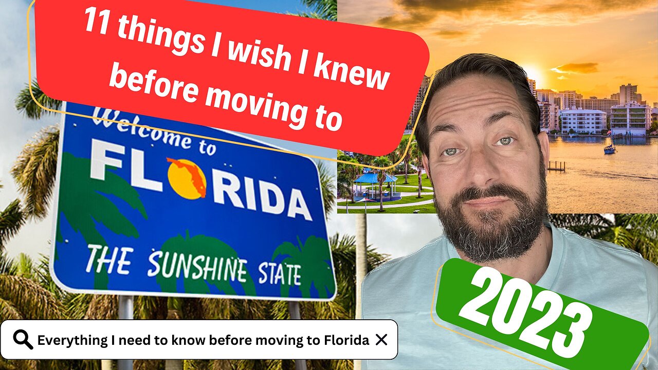 Real Estate Everything I wish I knew before moving to Florida 2023 MOST UPDATED Tampa FL Information