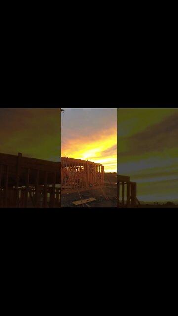 Check out the incredible #unfiltered sunset we caught at the construction site on our @GoPro!