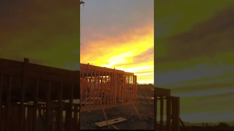 Check out the incredible #unfiltered sunset we caught at the construction site on our @GoPro!