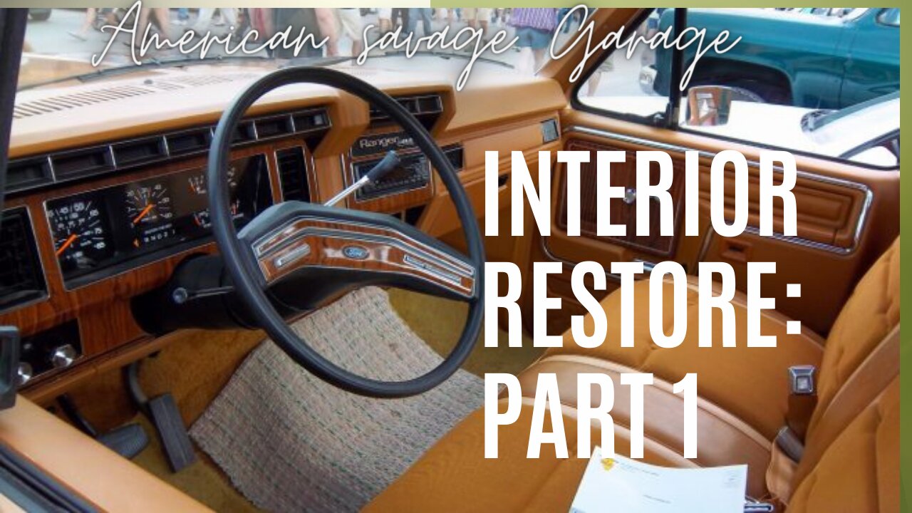 Interior Restore-Part 1: Plastic Restoration