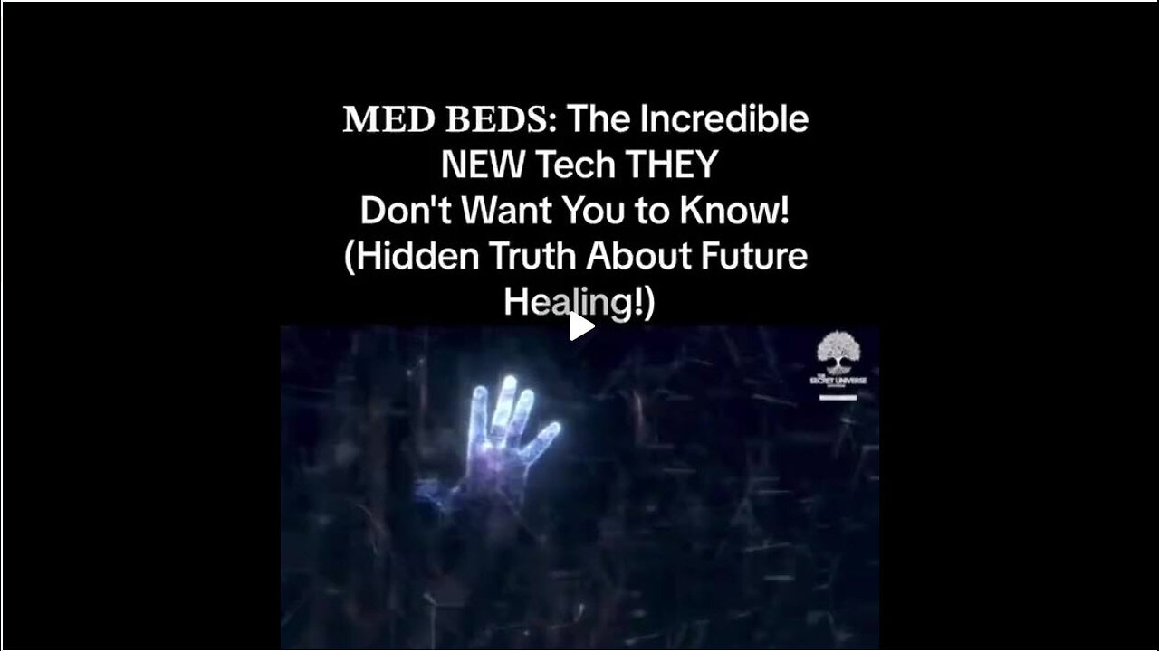 The Incredible NEW Tech THEY Don't Want You to Know! (Hidden Truth About Future Healing - Video!)