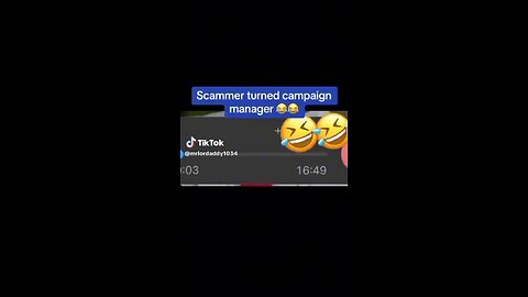 SCAMMER TURNS INTO CAMPAIGN MANAGER 😂