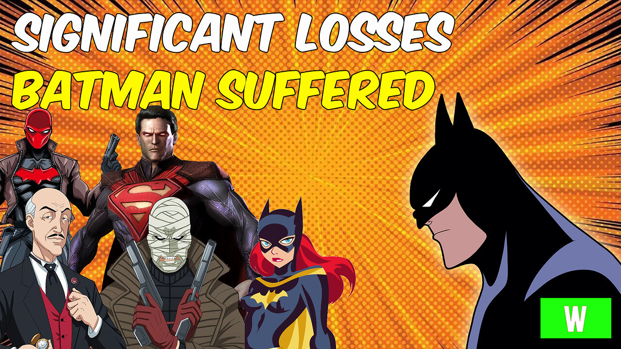 Top 10 Batman Moments : Top 10 Losses That Haunt Batman 🦇💔