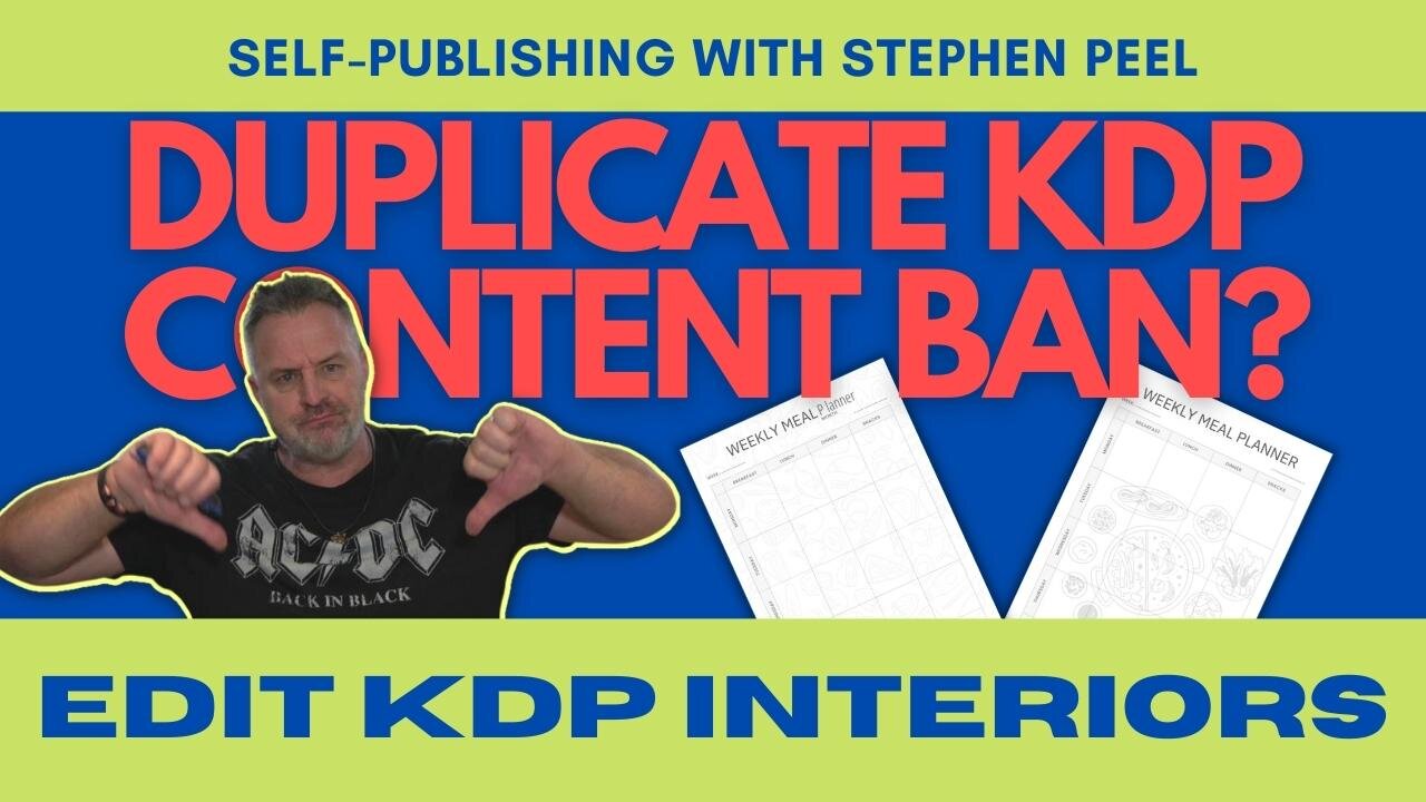 KDP Duplicated Content Ban? Don't take the chance. Instead, download, edit, and improve the content!