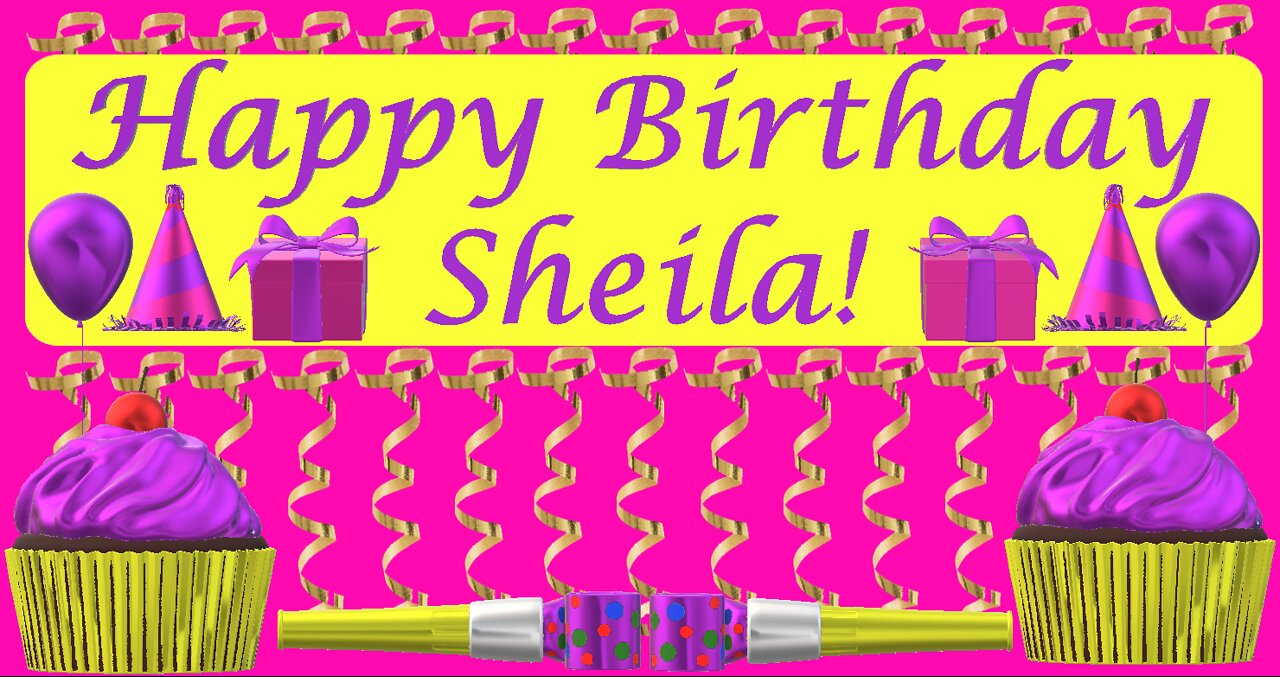 Happy Birthday 3D - Happy Birthday Sheila - Happy Birthday To You - Happy Birthday Song