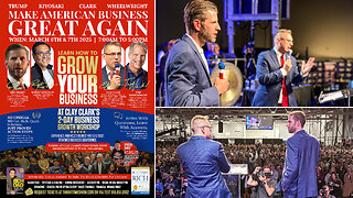 Eric Trump & Robert Kiyosaki | Join Trump & Kiyosaki At Clay Clark's 2-Day Interactive Business Growth Workshop In Tulsa, OK (March 6-7 2025) + Learn Branding, Marketing, Sales, Management, Workflow Design & More!!!