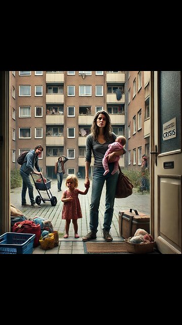 Alleenstaande moeder met kind op straat gezet, woning wellicht naar mannelijke asielzoekers.