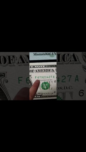 Dollar Bill Mistake Worth Money! #money