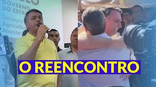 BOLSONARO REENCONTRA TARCÍSIO E FAZ DISCURSO