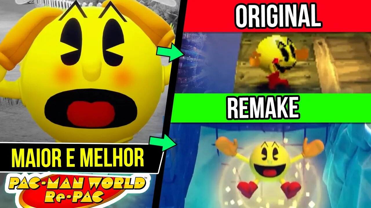 PACMAN se LASCOU - Historia Pac-man WORLD Re-PAC