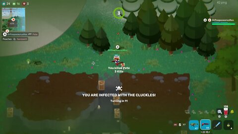 1 HIT AND I'M TURNED AGAIN, REALLY?!?! | Super Animal Royale The Bwoking Dead