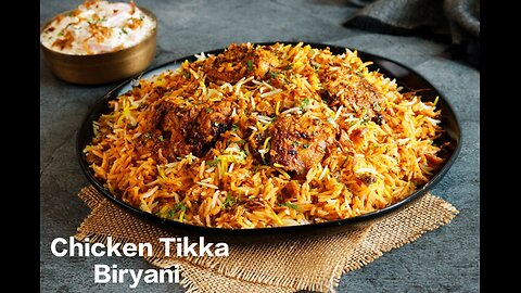 Resturant Style chicken tikka biryani recipe😋#Tasty India Recipe