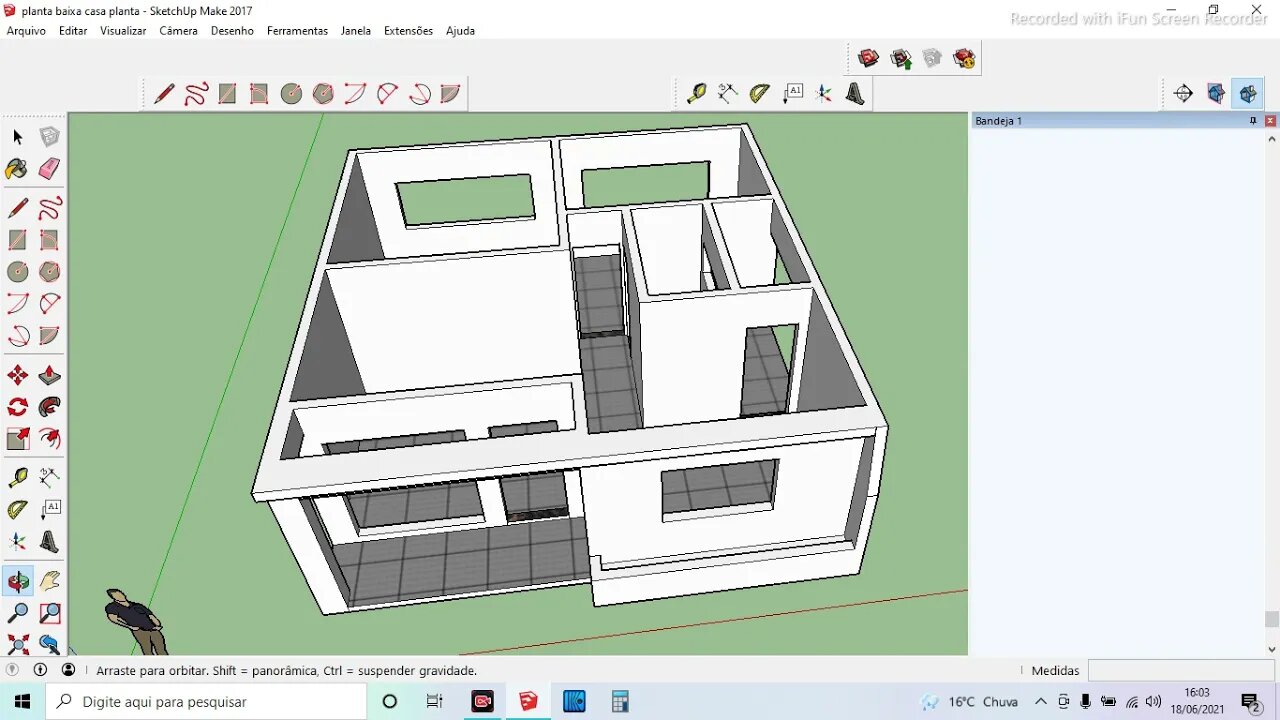 sktchup projeto 3d construtor virtual ph modelando no sktchup