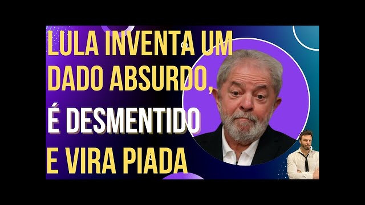 OI LUIZ - Lula inventa número sobre Bolsonaro, é desmentido e vira piada!