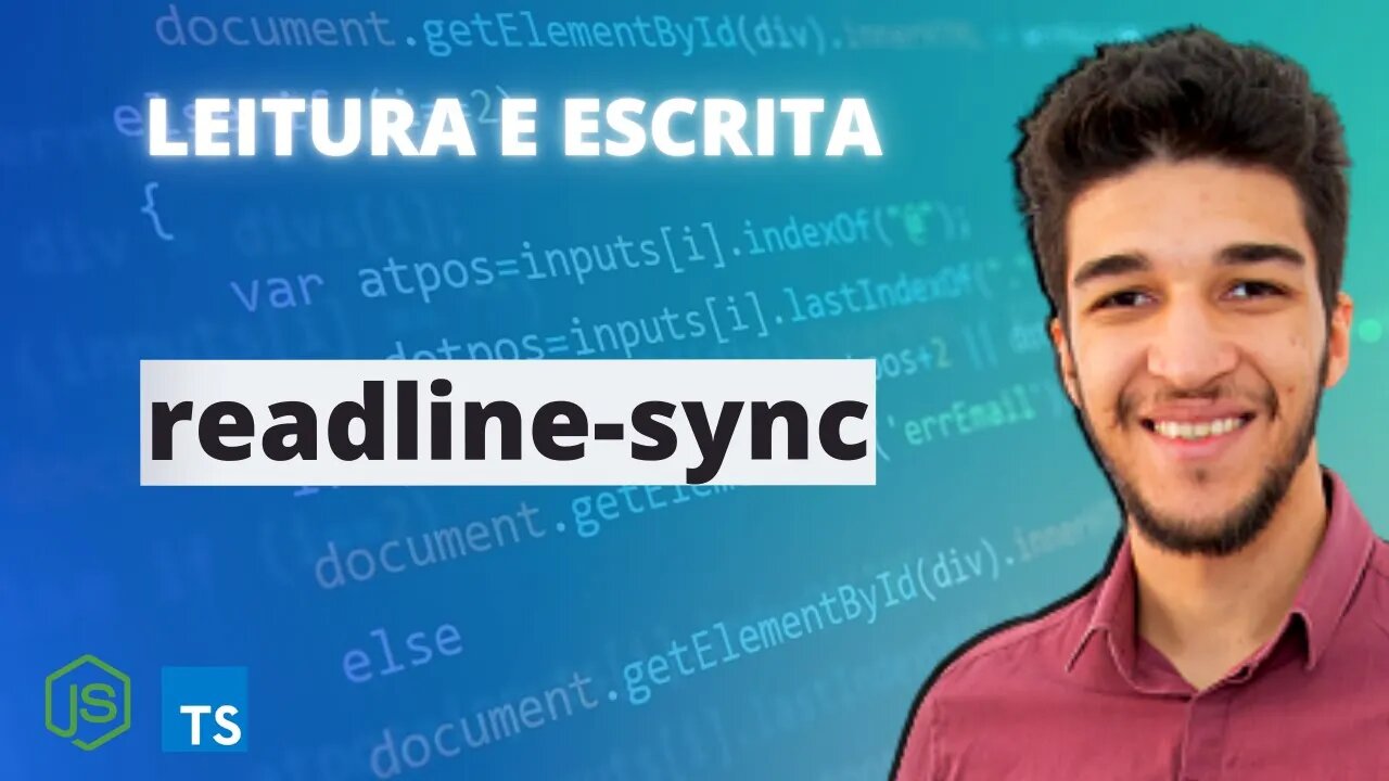 Leitura e escrita de dados TYPESCRIPT | Aula 7 | Curso COMPLETO de Algoritmos Site do Sobrinho