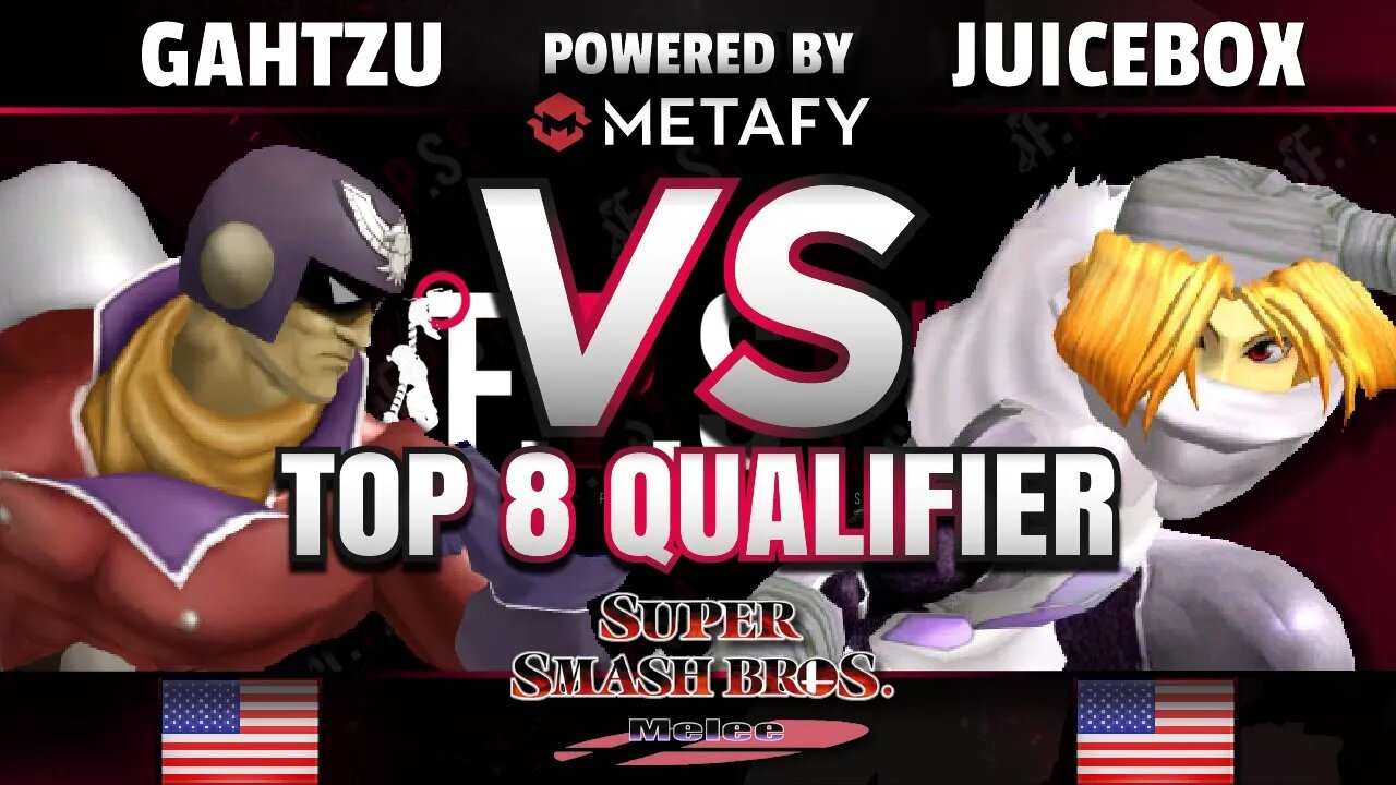 FPS4 Online - Revenge | Gahtzu (Captain Falcon) vs. Juicebox (Sheik) - Melee Top 8 Qualifier
