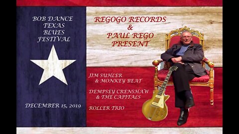 Montage: Bob Dance Texas Blues Festival 2019