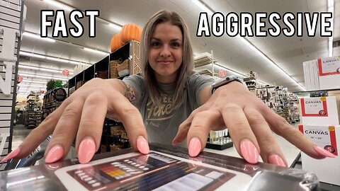 FAST & AGGRESSIVE ASMR IN PUBLIC 👀