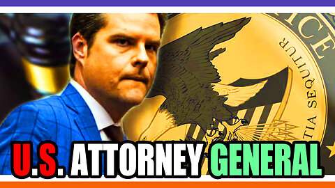 🚨🚨🚨BREAKING - Trump Selects Matt Gaetz As US Attorney General 🟠⚪🟣