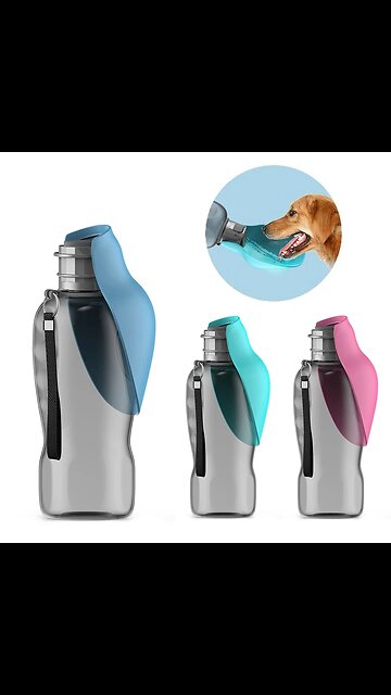 800ml Portable pet Water Bottle For Small Medium pet Dogs Drinking Bowl Puppy Cat Feeder