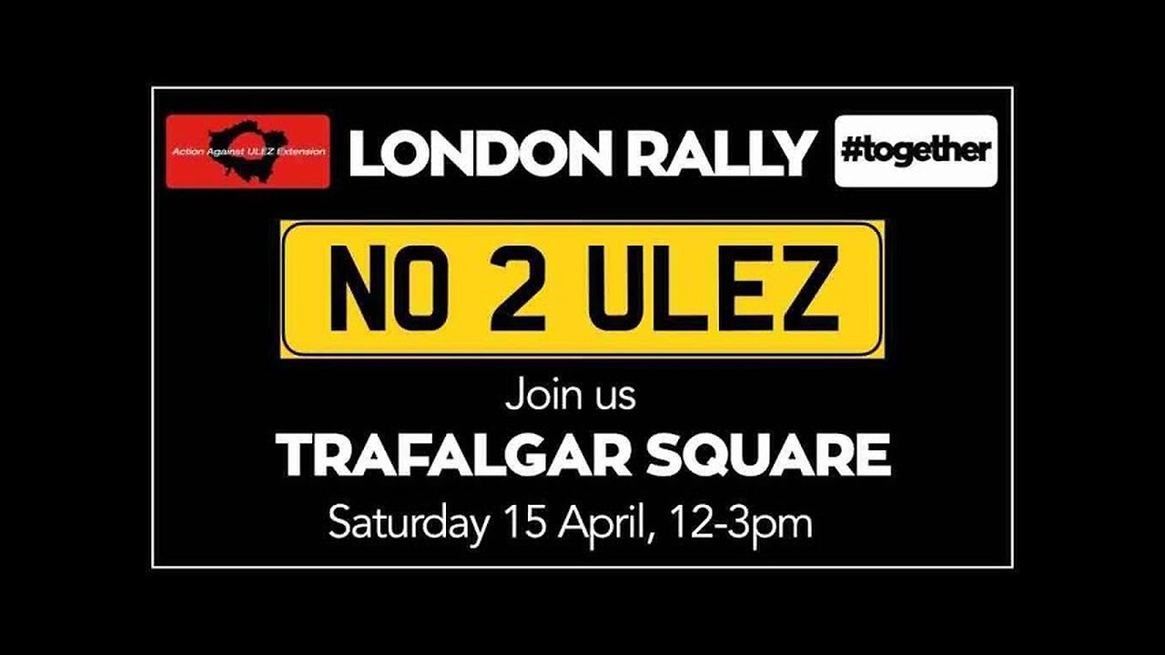 LONDON RALLY ✊ 🚫 NO 2 ULEZ 🚫 #togetherdeclaration #freedom