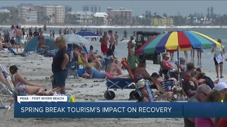 Spring Break on Fort Myers Beach post Hurricane Ian