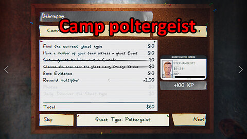 Phasmophobia | Camp poltergeist |25 10 22 |with Olivia and Jen| VOD|