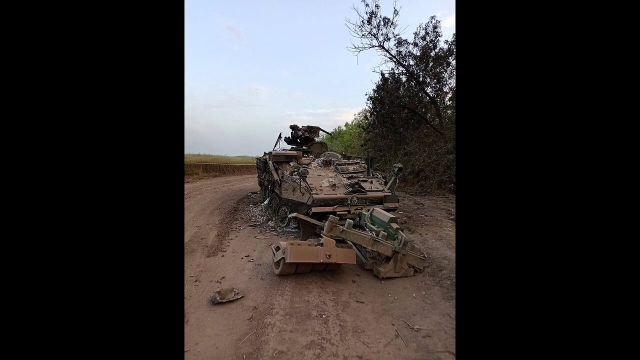 Otro tanque de la OTAN/Ucrania destruidos por los rusos en Rabotino