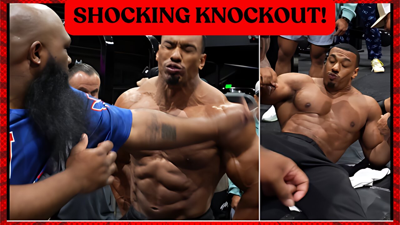 Larry Wheels Knocked Out by Power Slap Super Heavyweight | Vasily 'The Dumpling' Epic KO Moment!