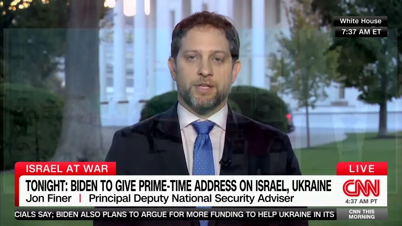 Deputy NSA Jon Finer: There's "An Understanding" That Hamas Terrorists Won't Steal $100 Million Aid