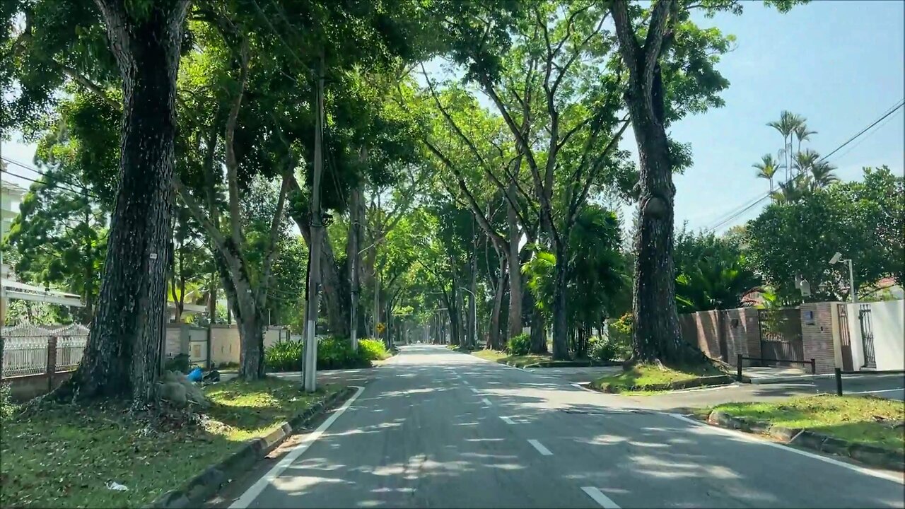 Tunku Abdul Rahman road in Penang Island Malaysia