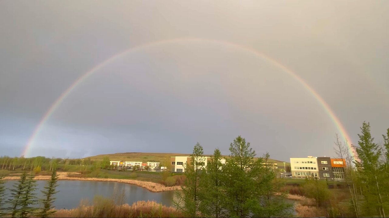 A rainbow reminds us of the beauty that follows every storm. ⛈️ 🌈 🥰