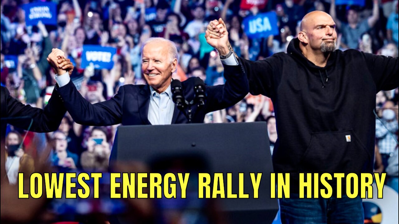 Tonight’s Rally was Quite Possibly the LOWEST ENERGY Rally Ever