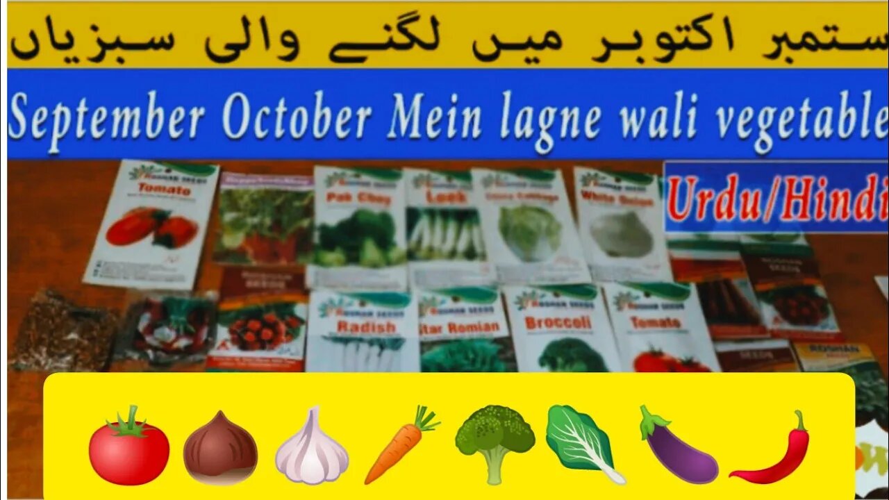 All Vegetables || September October Mein Lagne Wali (Vegetables) Sabziya || Agreecalture Pakistan