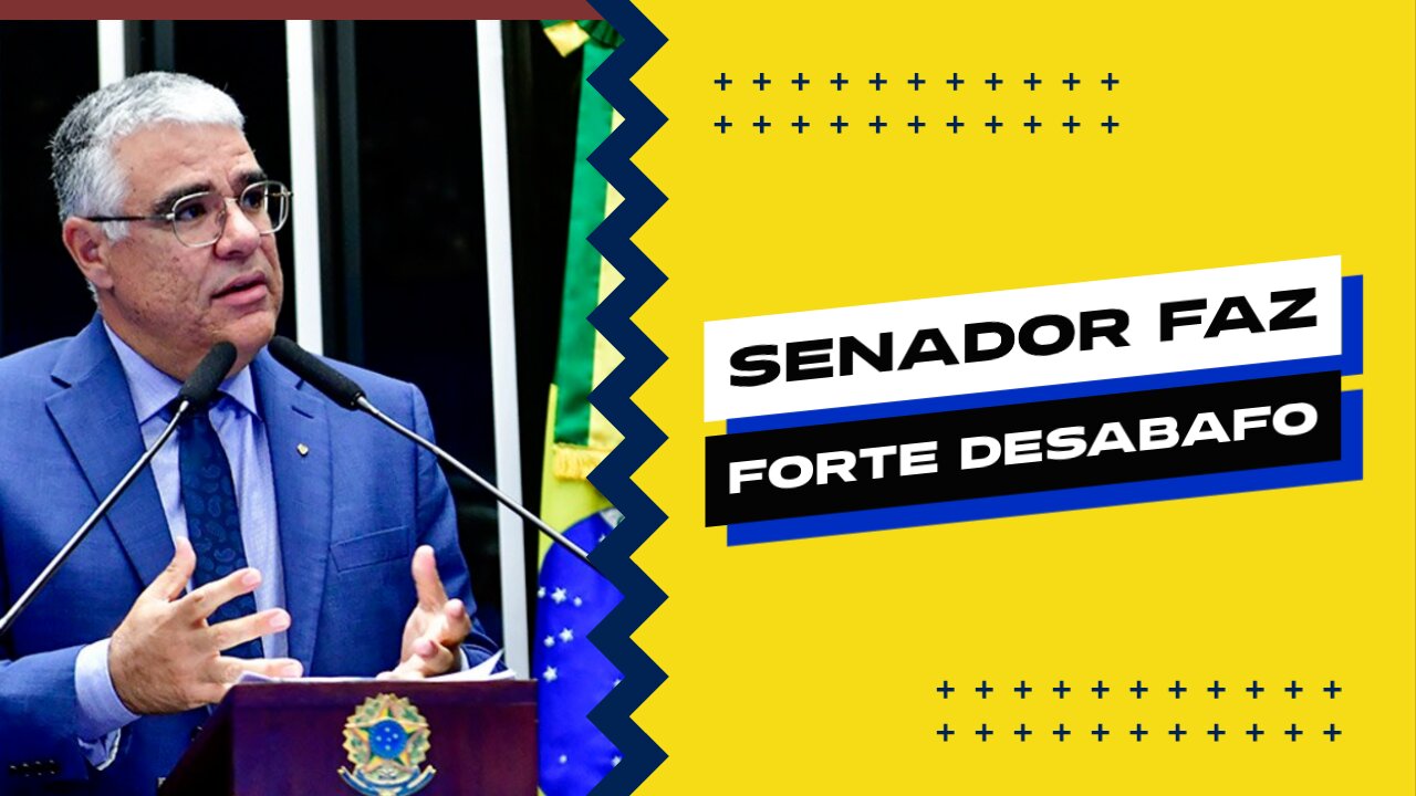 SENADOR FALA VERDADES E FAZ FORTE DESABAFO NO SENADO.