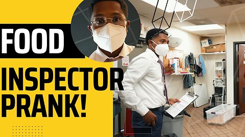 FAKE HEALTH INSPECTOR PRANK!!!