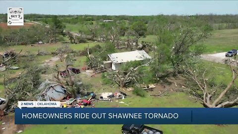 Homeowners Ride Out Shawnee Tornado