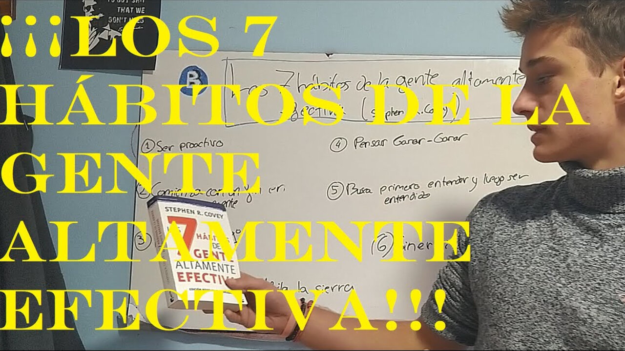 ⏩📚RESUMEN del LIBRO LOS 7 HÁBITOS DE LA GENTE ALTAMENTE EFECTIVA😱(2021)/STEPHEN R.COVEY⏪