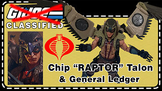 Chip "RAPTOR" Talon with General Ledger - G.I. Joe Classified 139 - Unboxing & Review