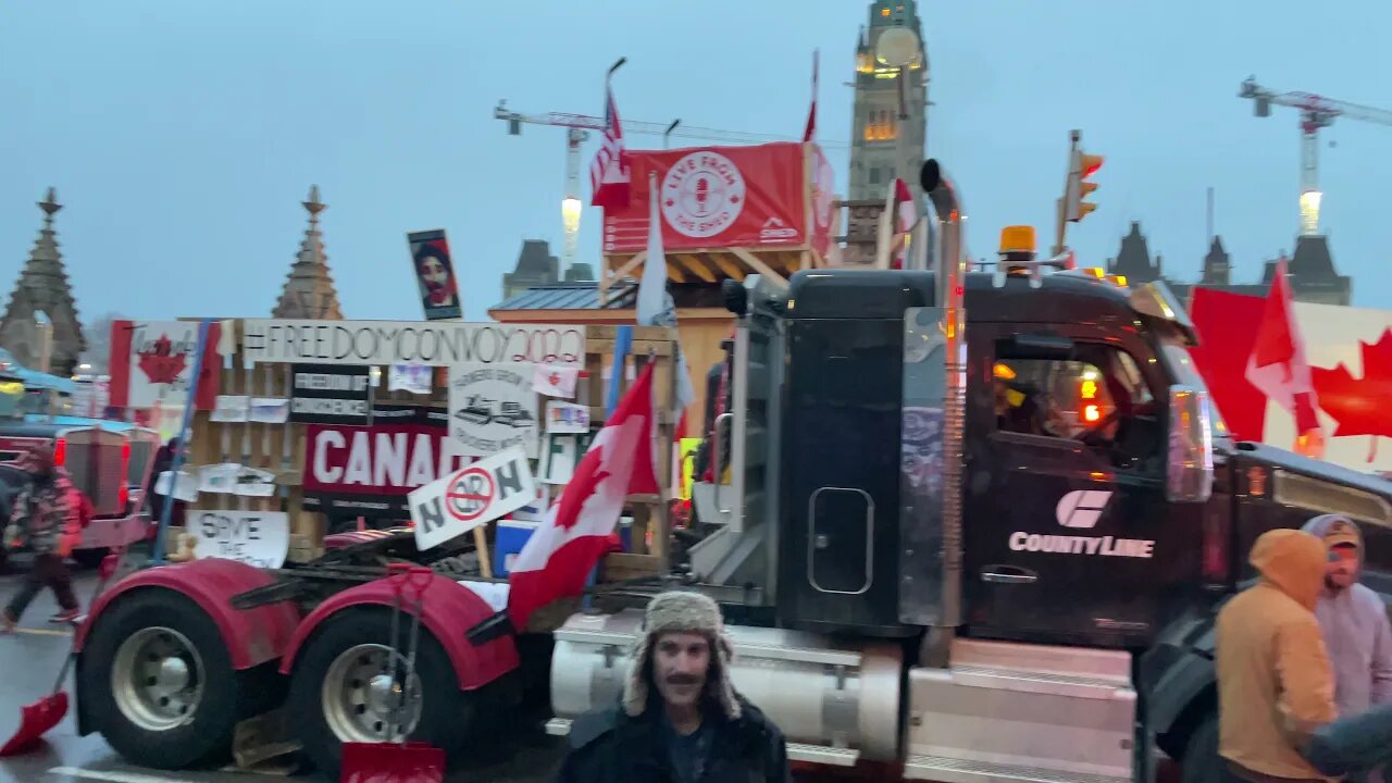 Freedom Convoy 2022 Ottawa Canada (11 Feb. 2022)