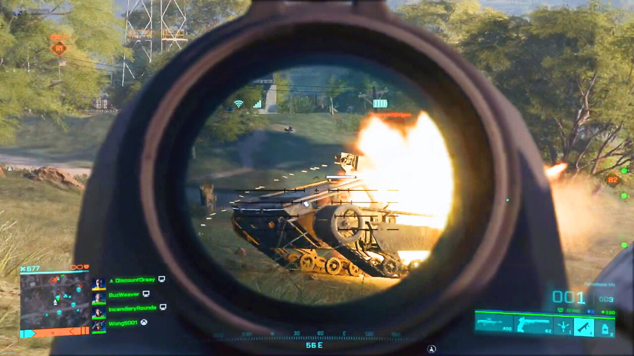 Battlefield 2042 Boris Recoilless Rifle Sniping